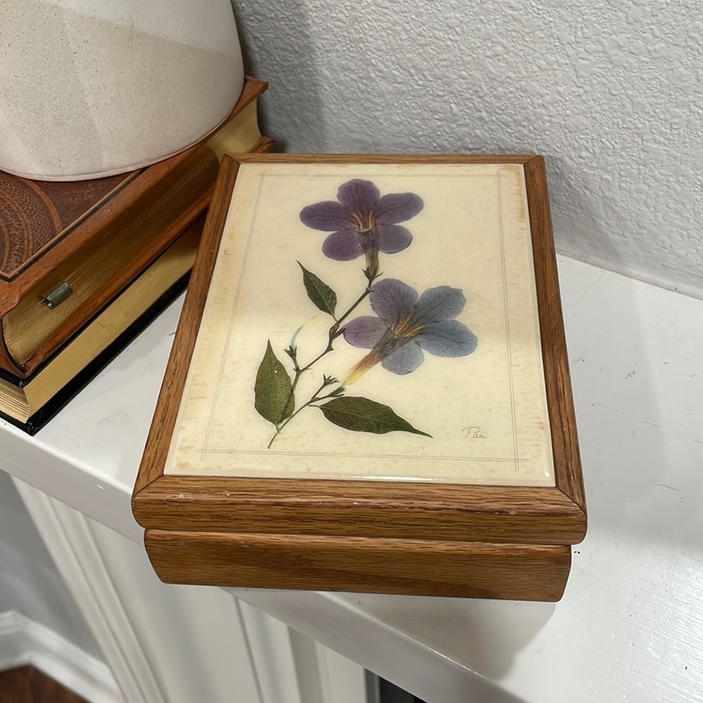 VINTAGE PARI Pressed flower box‎